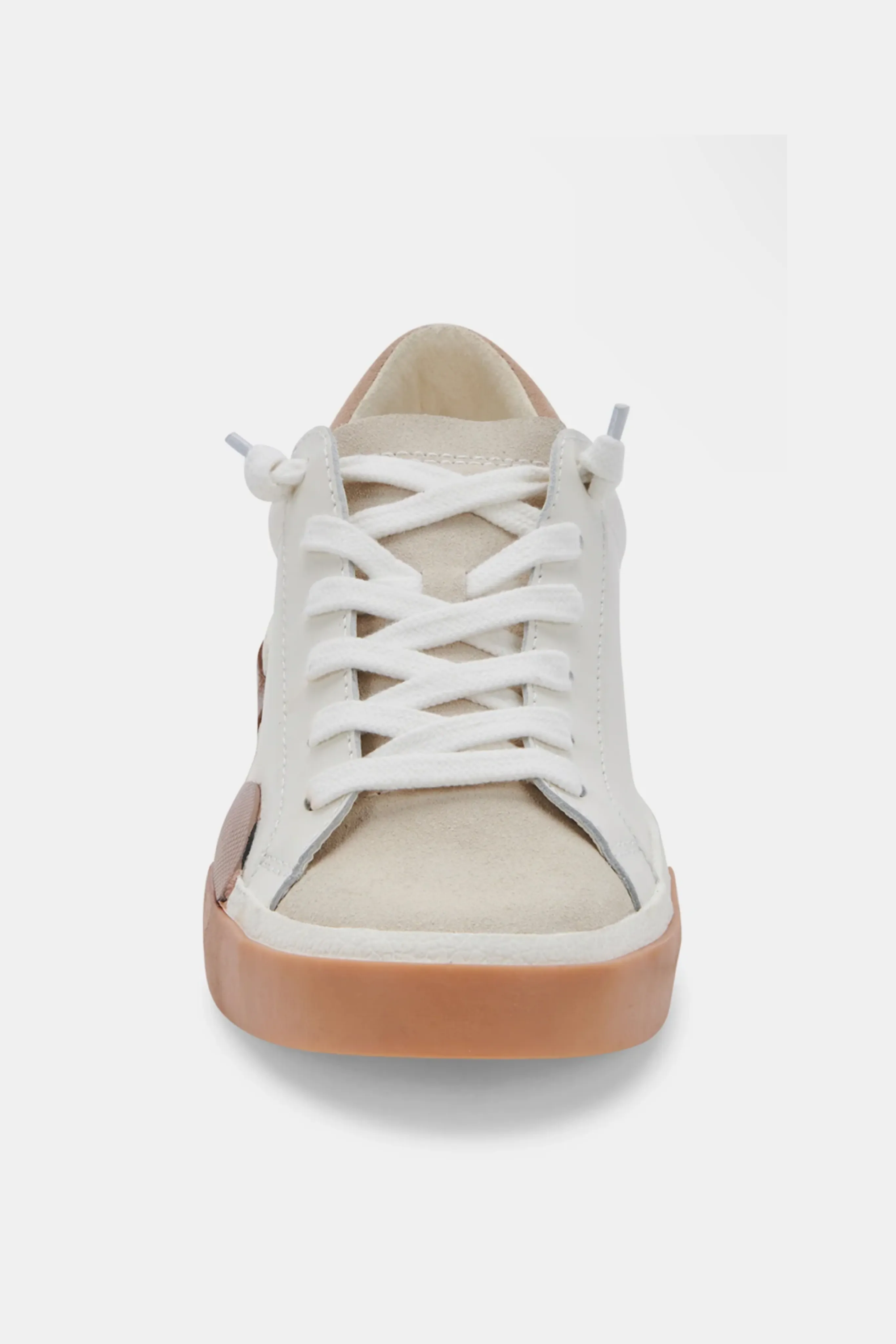 White Tan Zina Sneaker