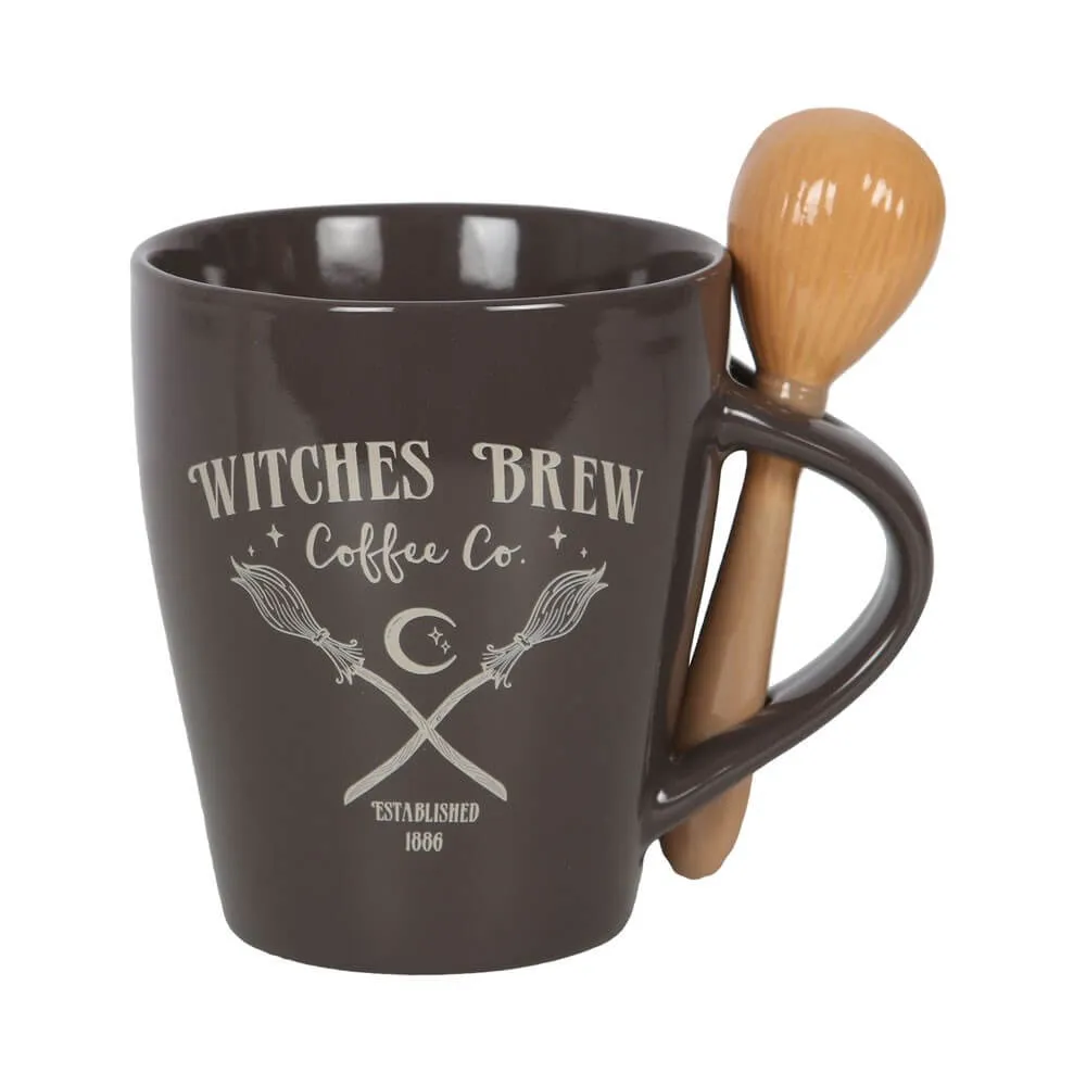 Witches Brew Coffee Co. Mug & Spoon Set