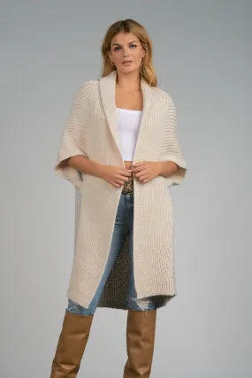 Women's Elan Oatmeal Sweater Cardigan