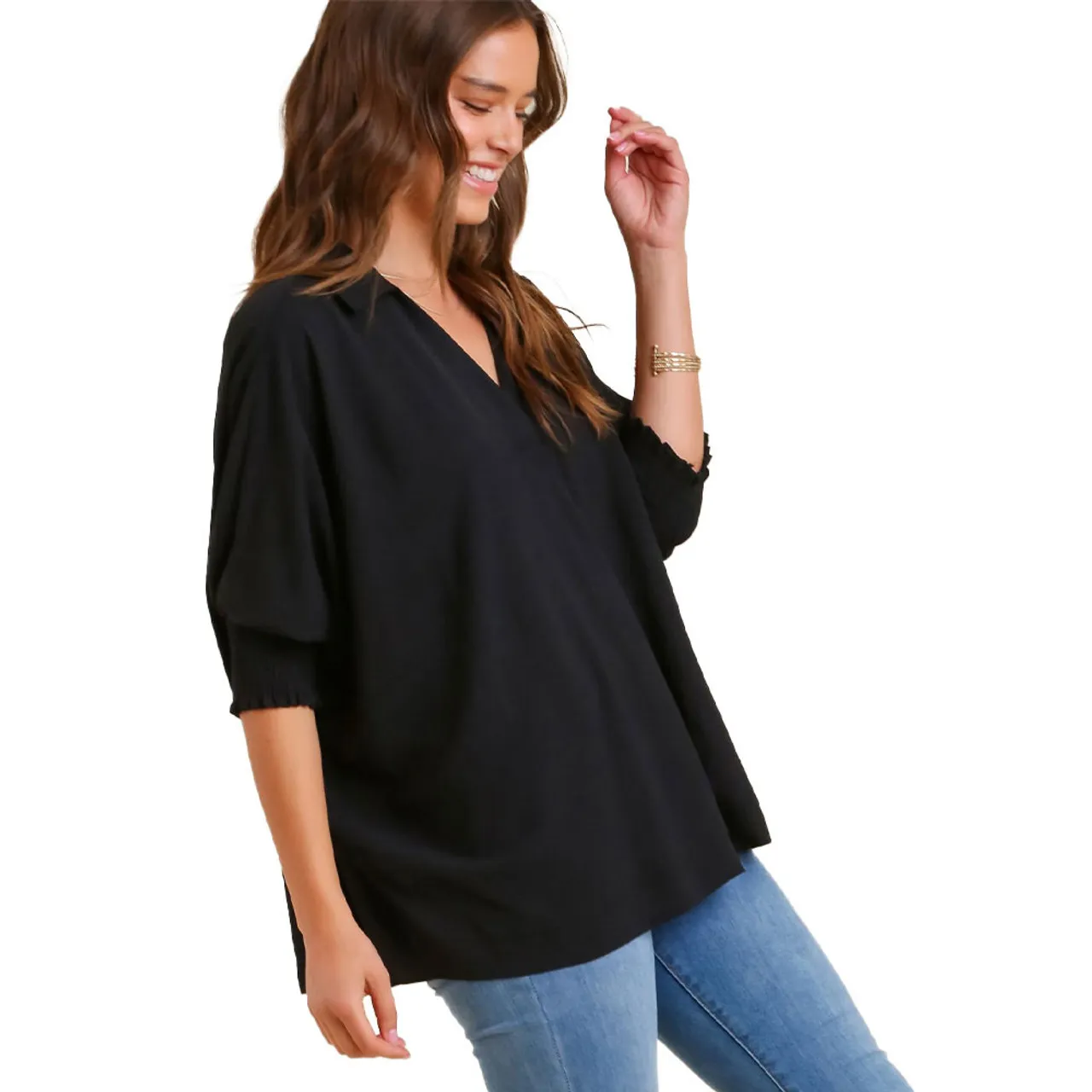 Women's Umgee V-Neck Top