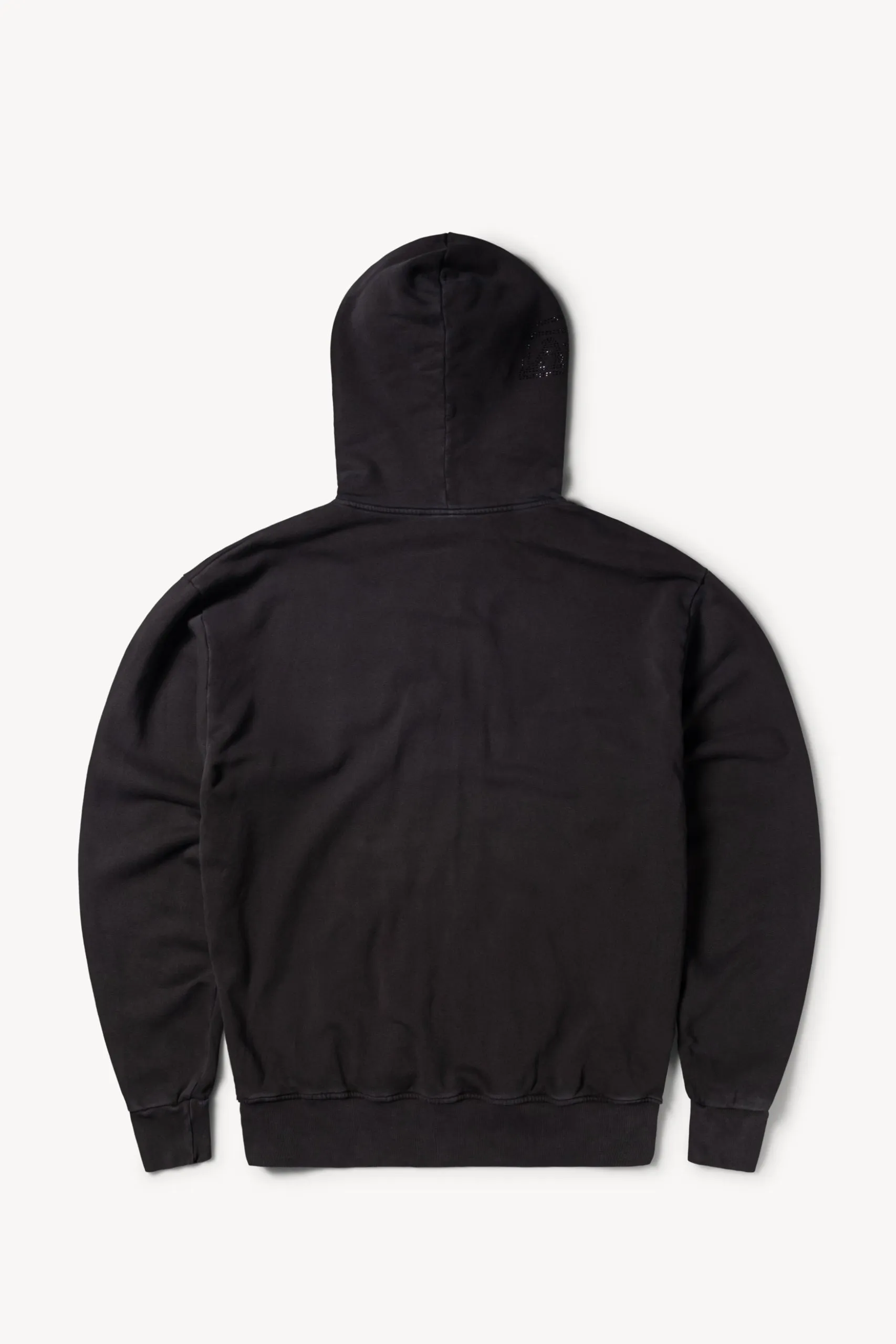 Zip Through Aged Gothic Hoodie