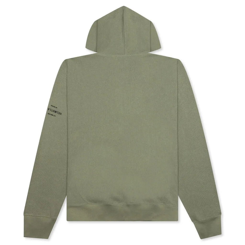 Zip-Up Logo Hoodie - Tea